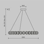 Фото 1 Подвесной светильник Maytoni MOD555PL-L30CH4K