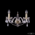 Фото 2 Бра хрустальные 1411B/2/160 G Leafs