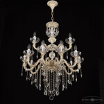 Фото 3 Люстра хрустальная AL79101/10+5/250/2D B WMG P Clear/M-1H Bohemia Ivele Crystal