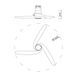 Фото 2 9067 Люстра-вентилятор GROENLAND
