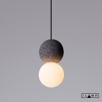 Фото 3 Подвесной светильник iLamp FOXTROT 10694P/1-D100 BLACK&WHITE