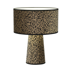 Фото SL1354.614.01 Прикроватная лампа ST-Luce Леопардовый/Леопардовый, Черный E27 1*40W ДЖЕККИ