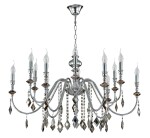 Фото 4 Люстра Crystal Lux MERCEDES SP6+6 CHROME/SMOKE