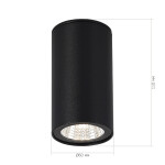 Фото 1 SL9514.402.01 Светильник уличный потолочный ST-Luce черный/белый LED 1*7W 3000K TUBO