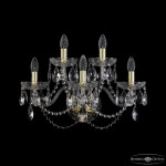 Фото 2 Бра хрустальные 1402B/3+2/195/XL G Bohemia Ivele Crystal