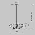 Фото 4 Подвесной светильник Maytoni MOD398PL-01GR1