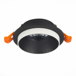 Фото 3 ST206.408.01 Св-к встр. Черный GU10 1*50W  D92xH38 220V Без ламп Встраиваемые светильники