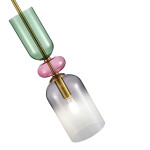 Фото 1 SL2000.203.01 Подвес ST-Luce Золотистый/Дымчатый E14 1*40W GEA