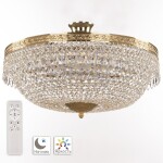 Фото 4 Люстра светодиодная хрустальная 19011/55IV/LED-DIM G Bohemia Ivele Crystal