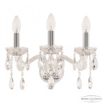 Фото 2 Бра хрустальные 107B/3/141 Ni Bohemia Ivele Crystal