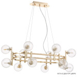 Фото 4 Люстра Crystal Lux LUXURY SP12L GOLD