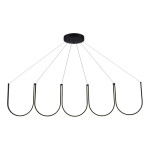 Фото SL6202.413.01 Светильник подвесной ST-Luce Черный LED 1*68W 3000K ХЕЙТ