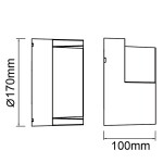 Фото 2 8856 Настенный уличный светильник CREEK