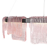 Фото 2 SL6021.403.66 Светильник подвесной ST-Luce черный/розовый LED 1*66W 3000K ВУАЛЬ