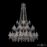 Фото 3 Люстра хрустальная 1411/20+10+5/530/h-202/3d G