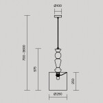 Фото 1 Подвесной светильник Maytoni MOD298PL-01W2