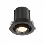Фото 2 ST702.338.12 Св-к встр. Черный LED 1*12W 3000K 900Lm Ra80 24° IP20 D90xH92 180-240V Встраиваемые светильники