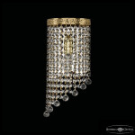Фото 1 Бра хрустальные 83401BL/15IV-33 G Balls Bohemia Ivele Crystal