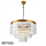 Фото 4 Подвесная люстра iLamp Triumph 7383/8P BRASS