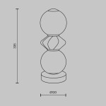 Фото 4 Настольный светильник Maytoni MOD362TL-L10GR3K