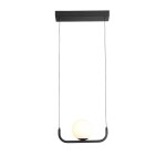 Фото 1 SL1581.403.01 Светильник подвесной ST-Luce Черный/Белый LED 1*8W 3200K BOTELLI