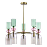 Фото 3 SL2000.202.05 Люстра потолочная ST-Luce Золотистый/Дымчатый E14 5*40W GEA