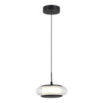 Фото SL6239.403.01 Светильник подвесной ST-Luce черный/прозрачный LED 1*7W 3000K ФРИТЕЛЛА