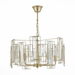Фото 3 SLE103403-05 Светильник подвесной Шампань/Прозрачный E14 5*40W GIANO