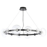 Фото 4 Люстра Crystal Lux BOSQUE SP12 BLACK/TRANSPARENT