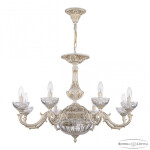 Фото 4 Люстра с хрустальными плафонами AL78101P/8/250 WMG P Clear/M-1G Bohemia Ivele Crystal