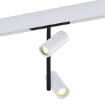 Фото 3 ST808.546.16 Магнитный трековый светильник Белый LED 1*16W 4000K 1 200Lm Ra>90 36° IP20 D45xH240 48V SKYLINE 48