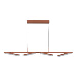 Фото 3 SL1018.603.04 Светильник подвесной ST-Luce терракотовый/прозрачный LED 1*32W 4000K ЭВКЛИДИК