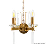 Фото 6 Бра Crystal Lux MARRON AP2 BRASS