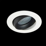 Фото 3 CLD001NW4 Альфа Бел+Черный Св-к Встр. LED 7W*3500K