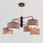Фото 1 CL428261 Форма Кофе+Серый Св-к Люстра