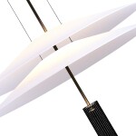 Фото 2 SL6101.403.01 Люстра подвесная ST-Luce Черный/Белый LED 1*15W 3000K ИСОЛА