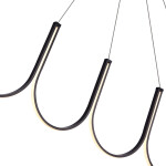 Фото 2 SL6202.413.01 Светильник подвесной ST-Luce Черный LED 1*68W 3000K ХЕЙТ