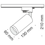 Фото 4 Трековый светильник Technical TR004-1-GU10-RG