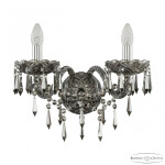 Фото 2 Бра хрустальные 1403B/2/160/XL Ni M731