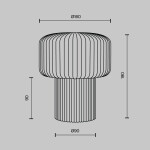 Фото 4 Настольный светильник Maytoni MOD404TL-01GR