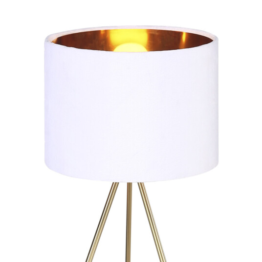 Фото SL6242.504.01 Прикроватная лампа ST-Luce Золотистый/Белый E27 1*40W ФУЭГО
