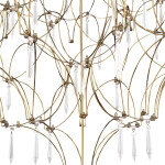 Фото 2 SL6601.203.114 Светильник подвесной ST-Luce Золотистый/Прозрачный LED 114*0,5W 3000K ГРАВЕТТА