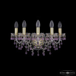 Фото 2 Бра хрустальные 1410B/5/160 G V7010 Bohemia Ivele Crystal