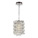 Фото SL6137.103.01 Светильник подвесной ST-Luce никель/прозрачный E14 1*40W СТРОЦЦИ