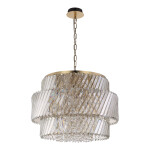 Фото 3 SL6138.303.12 Светильник подвесной ST-Luce латунь/прозрачный E14 12*40W РИТЦ