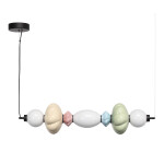 Фото 3 SL6134.443.01 Светильник подвесной ST-Luce черный/зеленый, розовый, желтый, синий, опаловый LED 1*24 ФЛОРЕНТИНИ