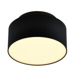 Фото ST166.442.17 Светильник потолочный Черный LED 1*12+5W 4000K 1 190Lm Ra>90 120 ° IP20 D110xH30 85-265 Накладные светильники