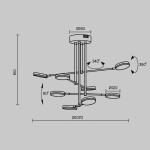Фото 3 Подвесной светильник Maytoni MOD070PL-L48B3K