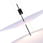 Фото 2 SL6101.423.01 Люстра подвесная ST-Luce Черный/Белый LED 1*15W 3000K ИСОЛА