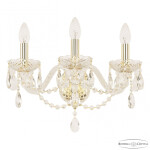 Фото 2 Бра хрустальные 116B/3/165 G Bohemia Ivele Crystal